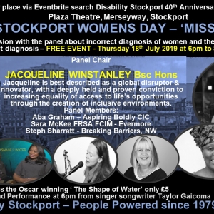 Speaker and Panel Moderator at Disability Stockport Women's Day Event - Miss Diagnosis
